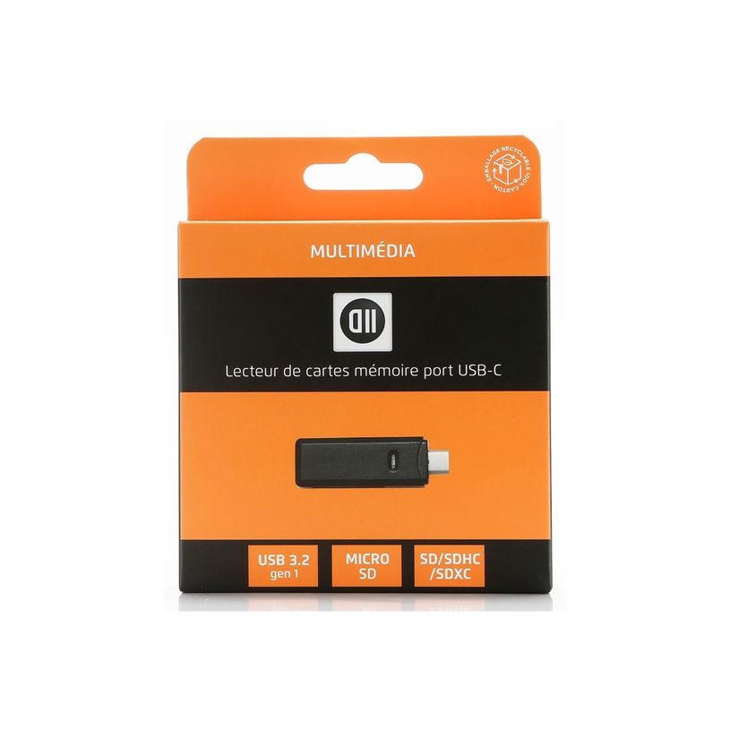 3304490432356-D2 Diffusion - Lecteur de carte (SD, microSD, SDHC, SDXC) - USB-C 3.2 Gen 1-P_405190577_6-5