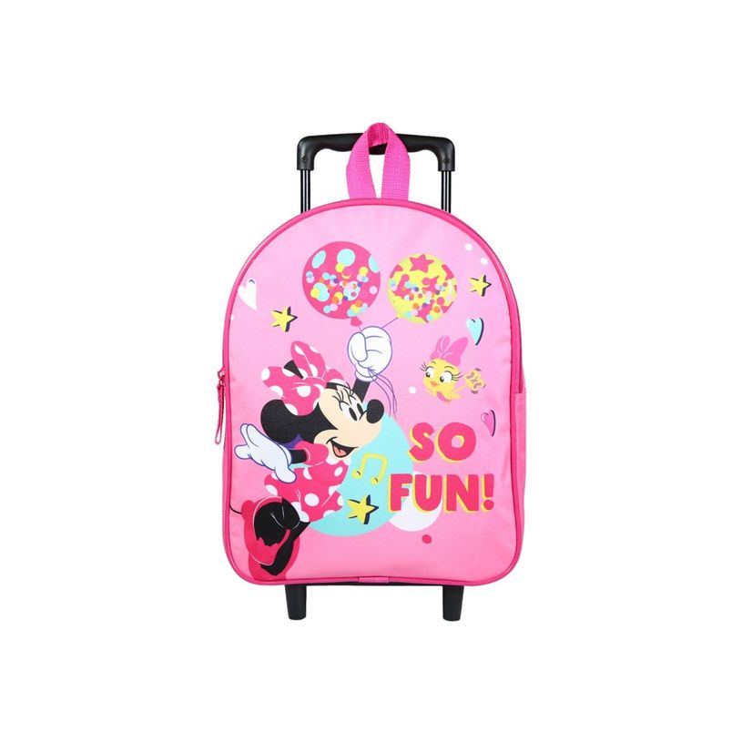 3666311015507-Bagtrotter Disney Minnie Fun - Cartable à roulettes - Minnie rose-P_405192042_8-7