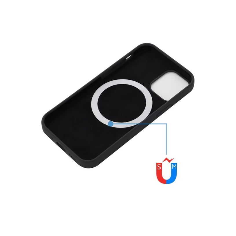 3701263524094-JAYM CLASSIC - Coque de protection pour téléphone portable - microfibre - compatibilité avec MagSafe - silicone de qualité supérieure-P_405199437_2-1