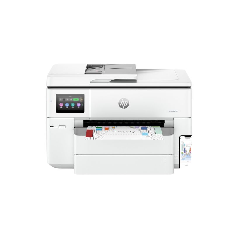 0196337487888-HP Officejet Pro 9730 Wide Format All-in-One - Imprimante multifonction jet d'encre couleur A3  - USB 2.0, hôte USB 2.-P_405199449_55-33