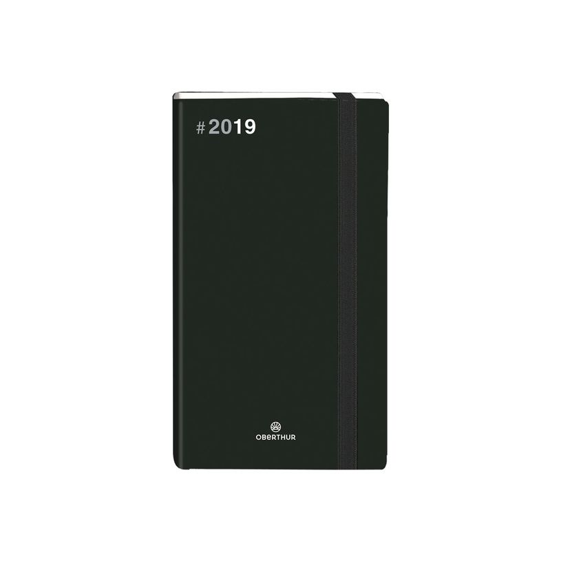 3664447232485-Agenda Flex - 1 semaine sur 2 pages - 9,5 x 17,5 cm - noir - Oberthur-P_405199587_2-1