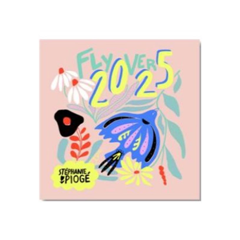 3700368759356-BLUE ART Nouvelle - Calendrier - 2025 - fly by Stéphanie Piogé - 14 pages - 30 x 30 cm-P_405199667_1-0