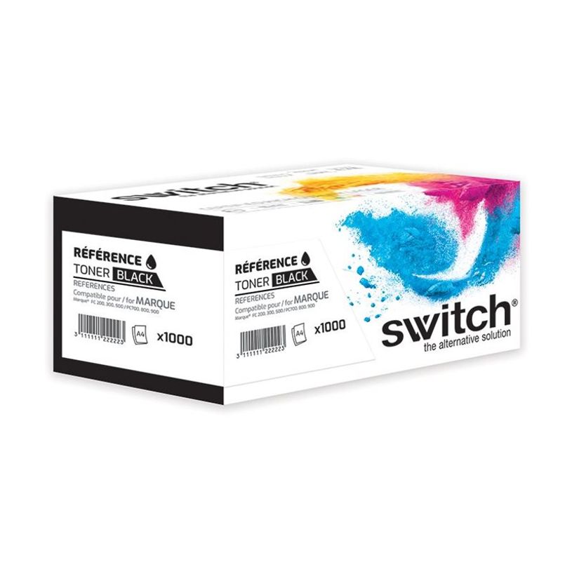 3701645540209-Cartouche laser compatible Lexmark C242XK0 - Noir - SWITCH -P_405199695_3-2
