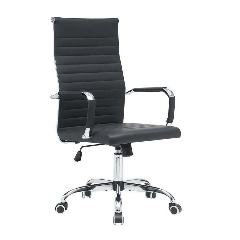 3760170885704-Fauteuil de bureau LUNESSE - accoudoirs fixes - noir-P_405199727_1-0