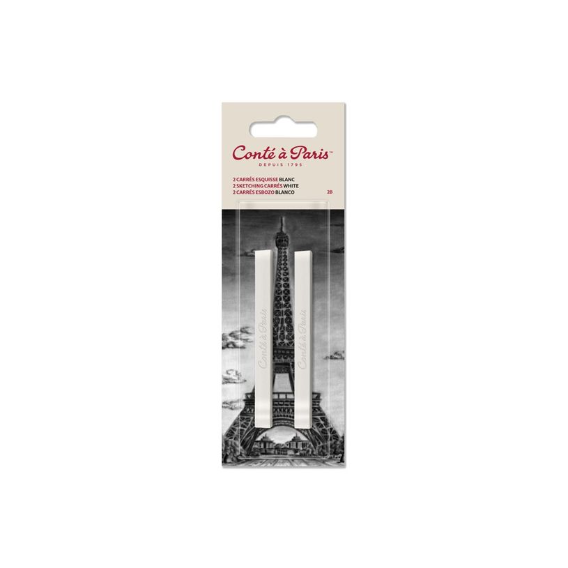646217503974-Conte A PARIS - Crayon de cire - 2B - blanc (pack de 2)-P_405199837_2-0