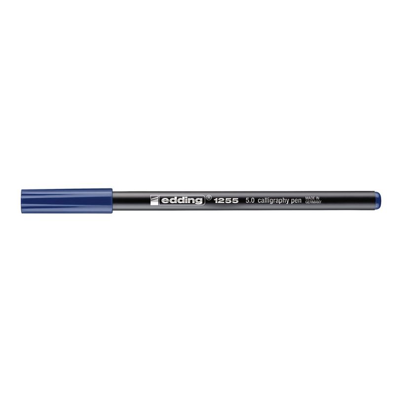 4004764926527-edding 1255 - Feutre - permanent - bleu acier - encre pigmentée à base d'eau - 5 mm-P_405199906_3-2