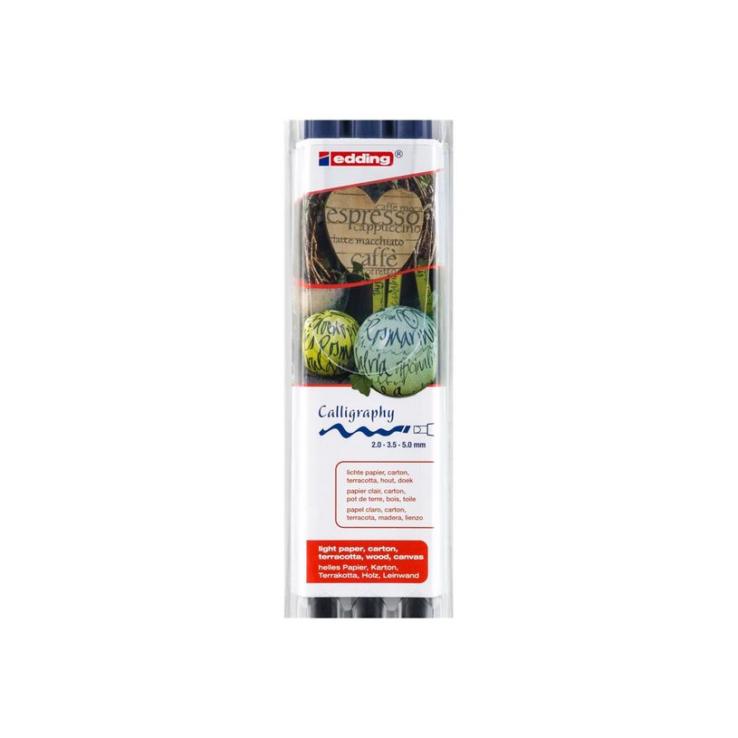 4004764926619-edding 1255 - Feutre - permanent - bleu acier - encre pigmentée à base d'eau (pack de 3)-P_405199910_1-1