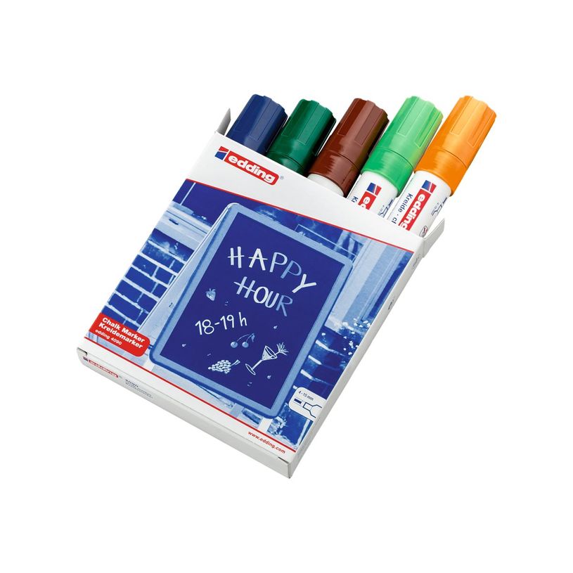4004764916863-edding 4090 chalk - Marqueur - non permanent - pour verre, miroir, tableau noir  - opaque - craie liquide -P_405199920_1-0