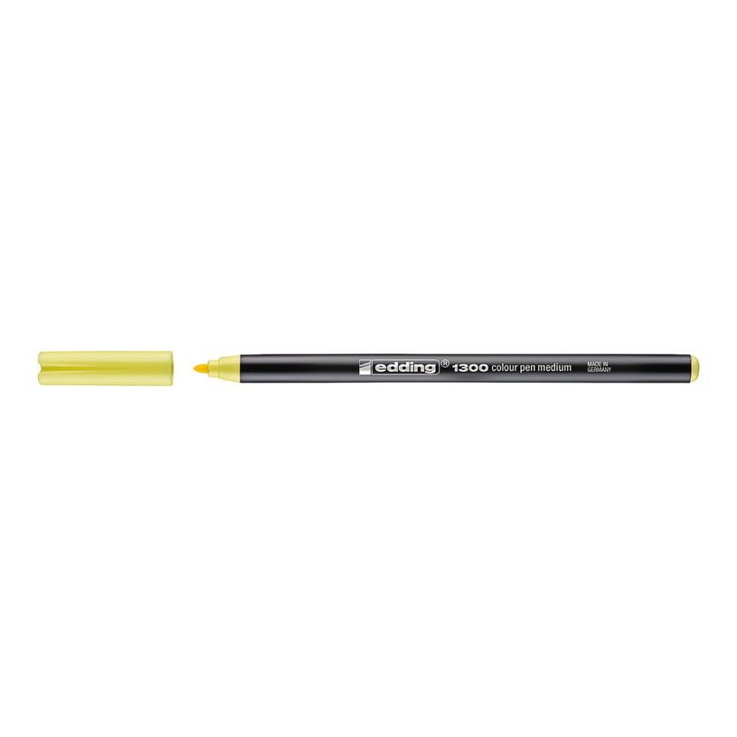 4004764289110-edding 1300 - Feutre - pour carton, surface du papier de couleur claire - jaune citron - e-P_405199949_2-1