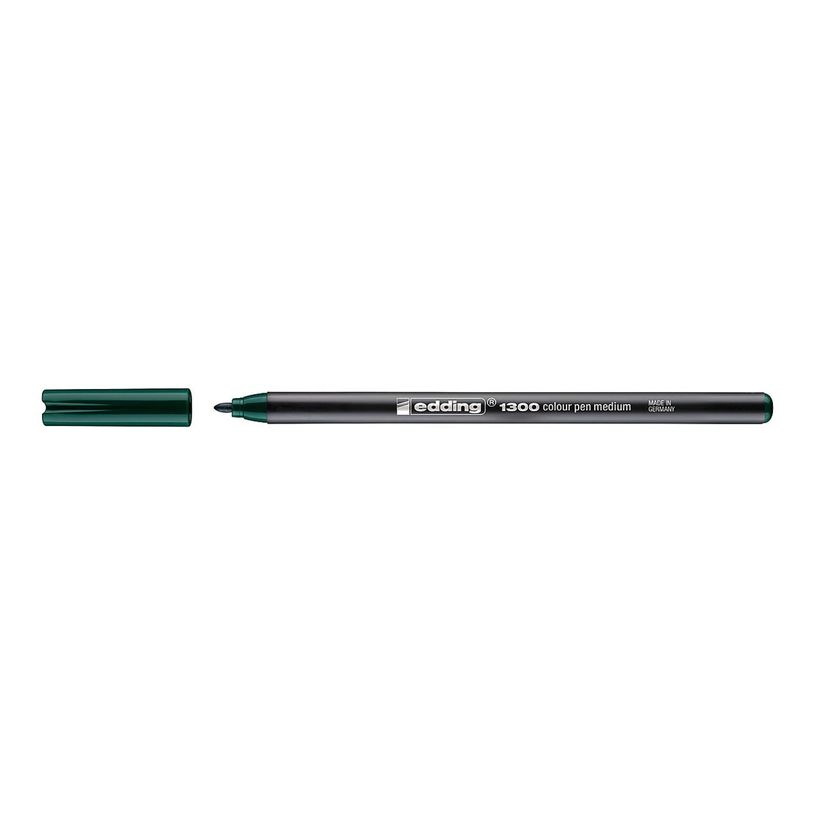 4004764289141-edding 1300 - Feutre - pour carton, surface du papier de couleur claire - vert bouteille --P_405199950_2-1