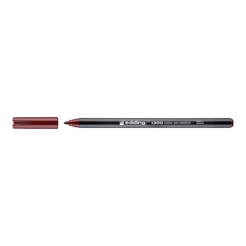 4004764289172-edding 1300 - Feutre - pour carton, surface du papier de couleur claire - rouge anglais - -P_405199953_2-1