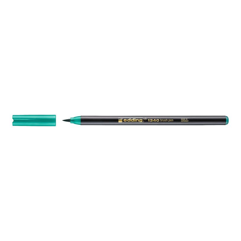 4004764037353-edding 1340 - Feutre pinceau à pointe souple - vert - encre à l'eau-P_405199972_2-1