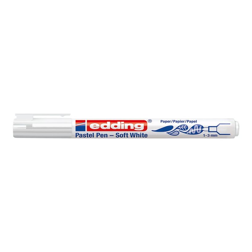 4057305000200-edding 1500 pastel pen - Feutre - pour carton - blanc - encre pigmentée à base d'eau - 1-P_405199990_6-0