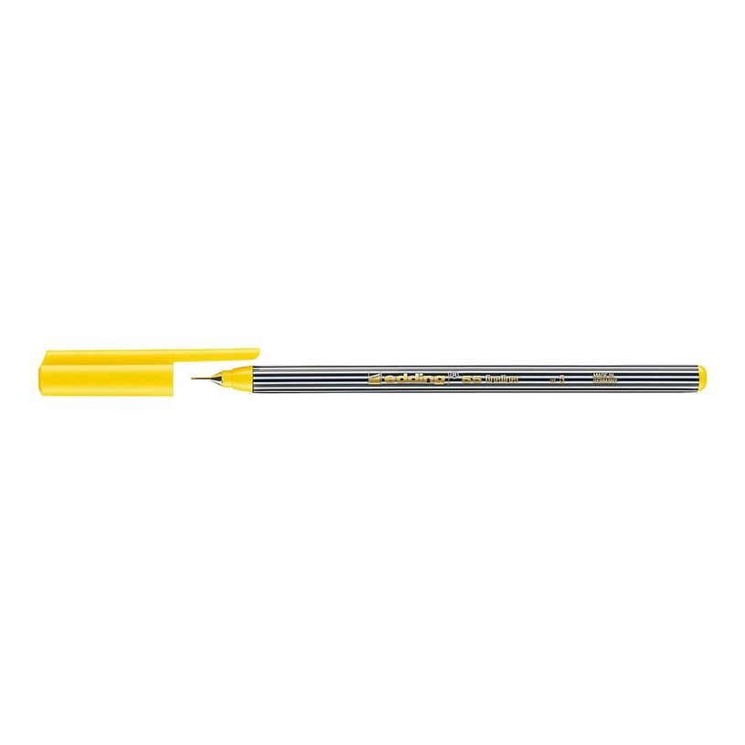 4004764338726-edding 55 - Feutre fin - jaune - encre à l'eau - 0.3 mm - fin-P_405199997_2-1