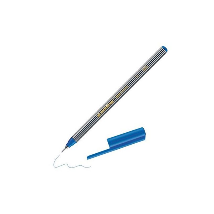 4004764338771-edding 55 - Feutre fin - pour carton - bleu clair - encre à l'eau - 0.3 mm - extra fin-P_405200002_1-1