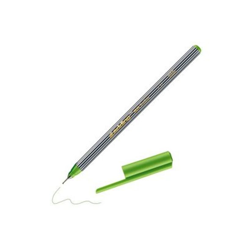 4004764338788-edding 55 - Feutre fin - pour carton - vert clair - encre à l'eau - 0.3 mm - extra fin-P_405200003_3-2