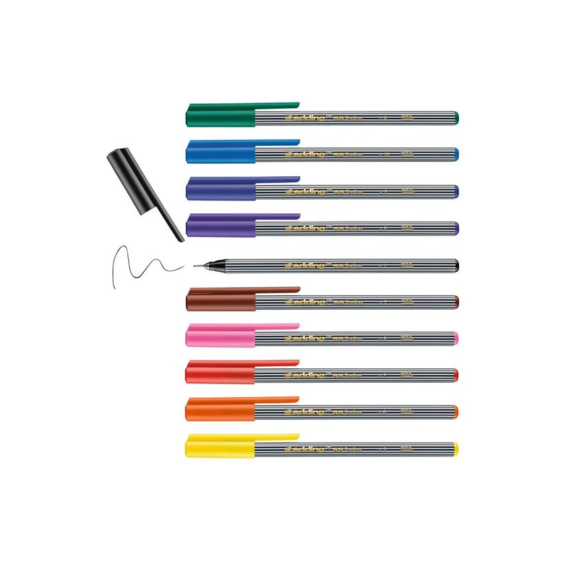 4004764886821-edding 55 - Feutre fin - pour carton - couleurs assorties - encre à l'eau - 0.3 mm - extr-P_405200009_6-2