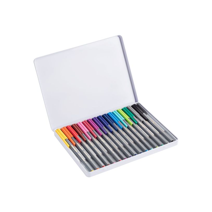 4004764886838-edding 55 - Feutre fin - pour carton - couleurs assorties - encre à l'eau - 0.3 mm - extr-P_405200010_5-2