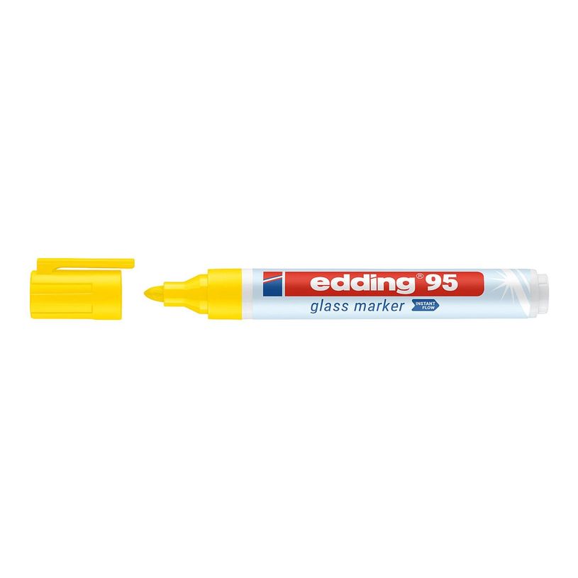 4057305039927-edding 95 - Marqueur - pour verre, carte en verre, tableau blanc - jaune - 1.5-3 mm-P_405200012_1-0