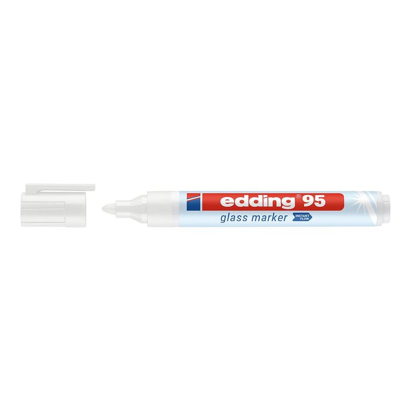 4057305039972-edding 95 - Marqueur - pour verre, carte en verre, tableau blanc - blanc - 1.5-3 mm-P_405200016_1-0