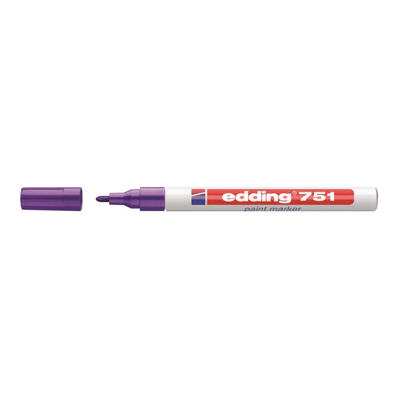 4004764017539-edding 751 paint - Marqueur - permanent - violet - encre pigmentée - 1-2 mm-P_405200031_1-0
