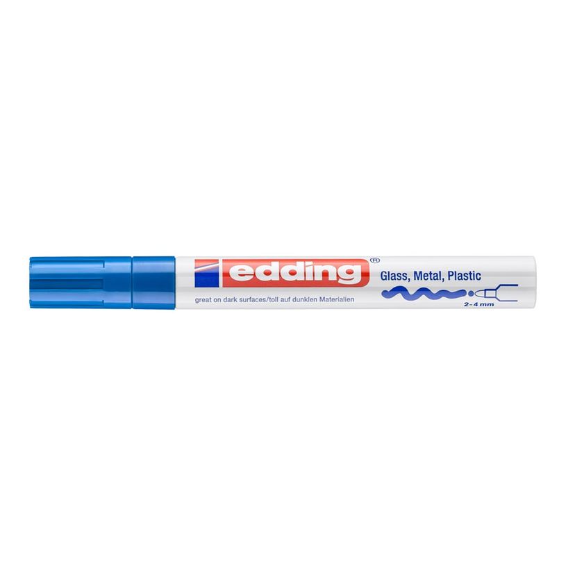 4004764953080-edding 750 gloss paint - Marqueur - permanent - bleu - opaque - encre pigmentée acrylique-P_405200044_4-3