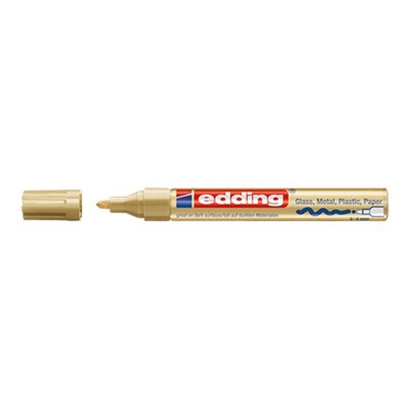 4004764953332-edding 750 gloss paint - Marqueur - permanent - pour verre, métal, plastique - or - encre-P_405200053_2-0