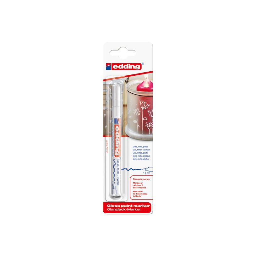 4004764953363-edding 750 gloss paint - Marqueur - permanent - pour verre, métal, plastique - argent - e-P_405200054_1-1