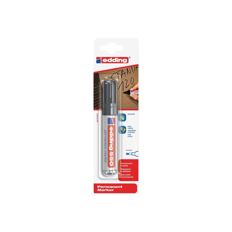 4004764792016-edding 550 - Marqueur - permanent - pour verre, métal, plastique - noir - 3-4 mm-P_405200068_1-0
