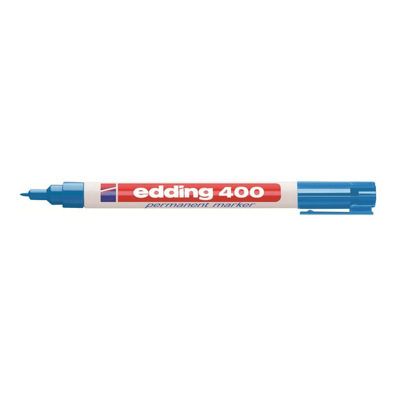 4004764315864-edding 400 - Marqueur - permanent - bleu clair - 1 mm-P_405200076_1-0