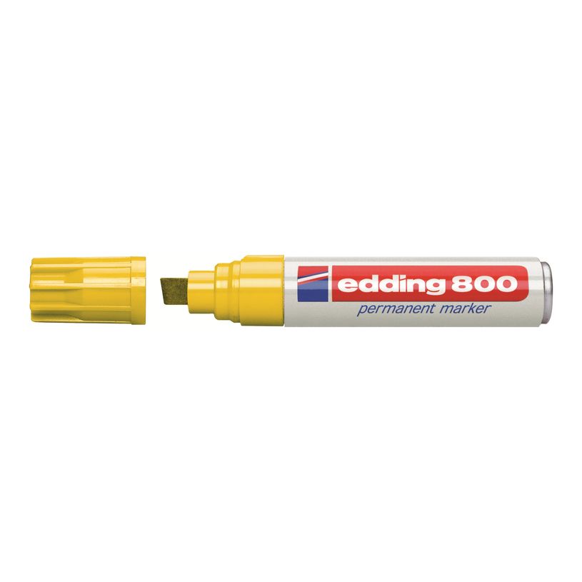 4004764053995-edding 800 - Marqueur - permanent - pour verre, métal, plastique - jaune - 4-12 mm-P_405200086_1-0