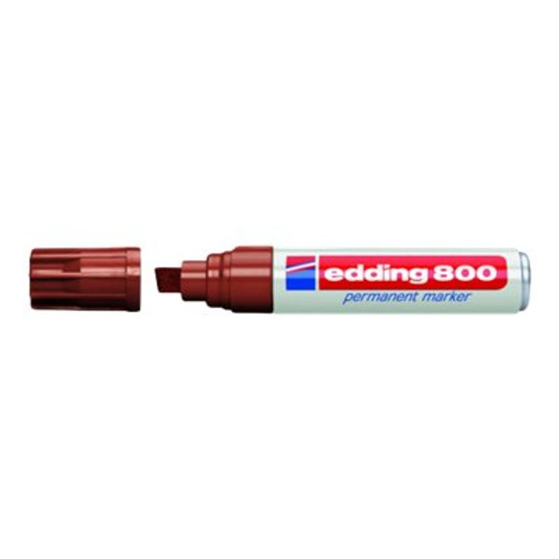4004764054077-edding 800 - Marqueur - permanent - pour verre, métal, plastique - brun - 4-12 mm-P_405200087_1-0