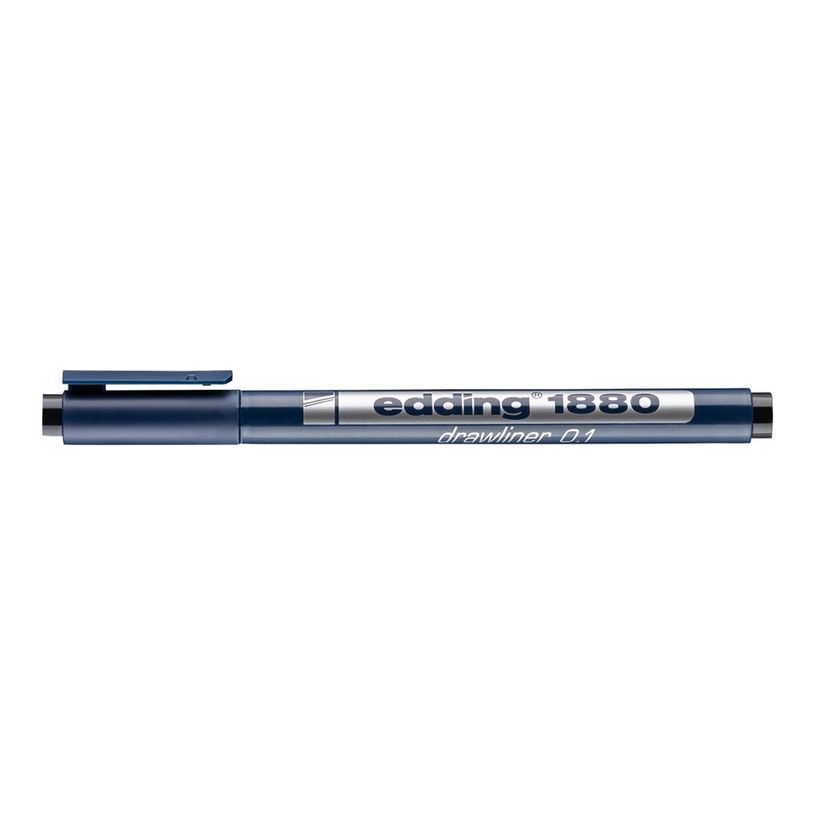 4004764028832-edding 1880 - Feutre fin - noir - encre pigmentée à base d'eau - 0.1 mm-P_405200106_3-1