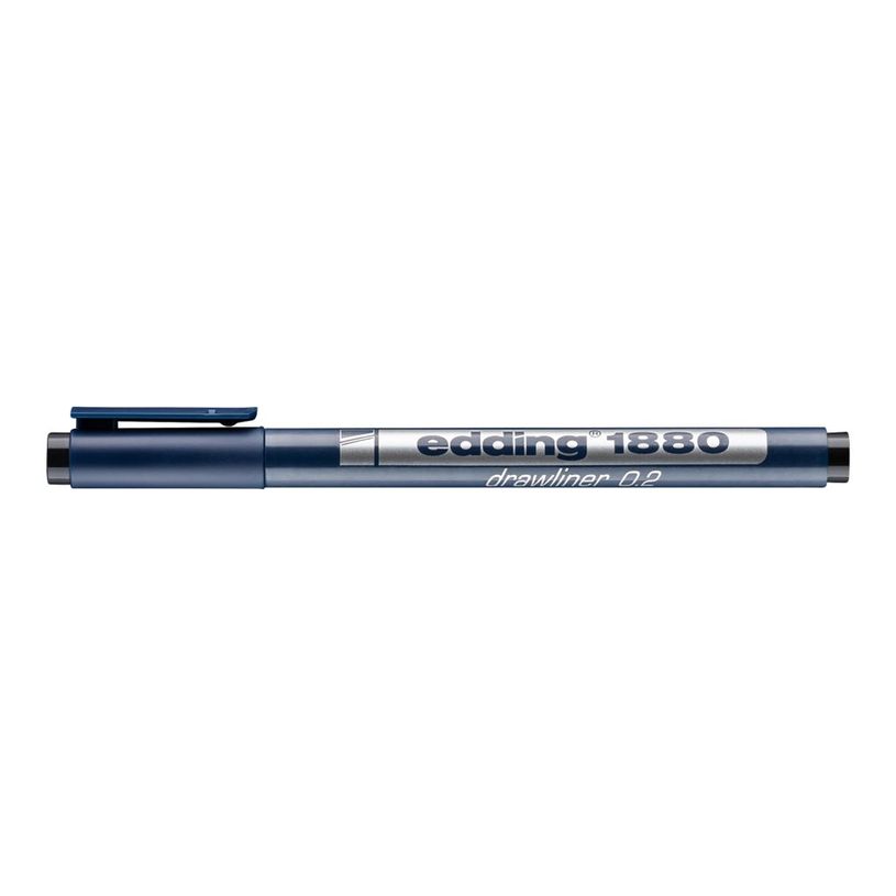 4004764817504-edding 1880 - Feutre fin - noir - encre pigmentée à base d'eau - 0.2 mm-P_405200107_3-3