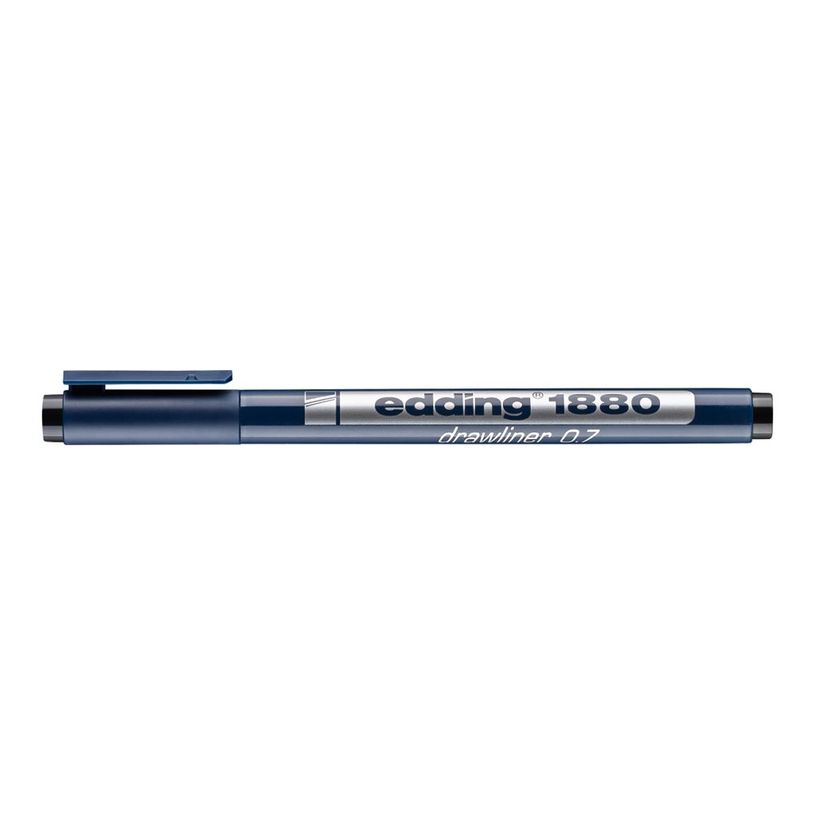 4004764029334-edding 1880 - Feutre fin - noir - encre pigmentée à base d'eau - 0.7 mm-P_405200111_4-1