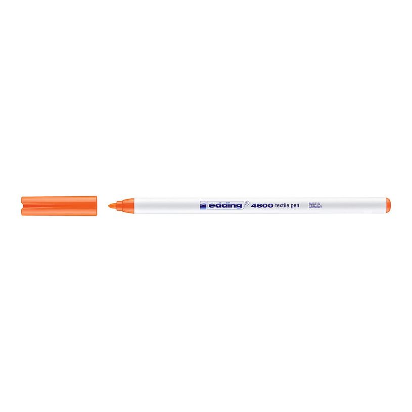 4004764023363-edding 4600 - Marqueur - permanent - orange fluo - encre pigmentée à base d'eau - 1 mm-P_405200135_2-1