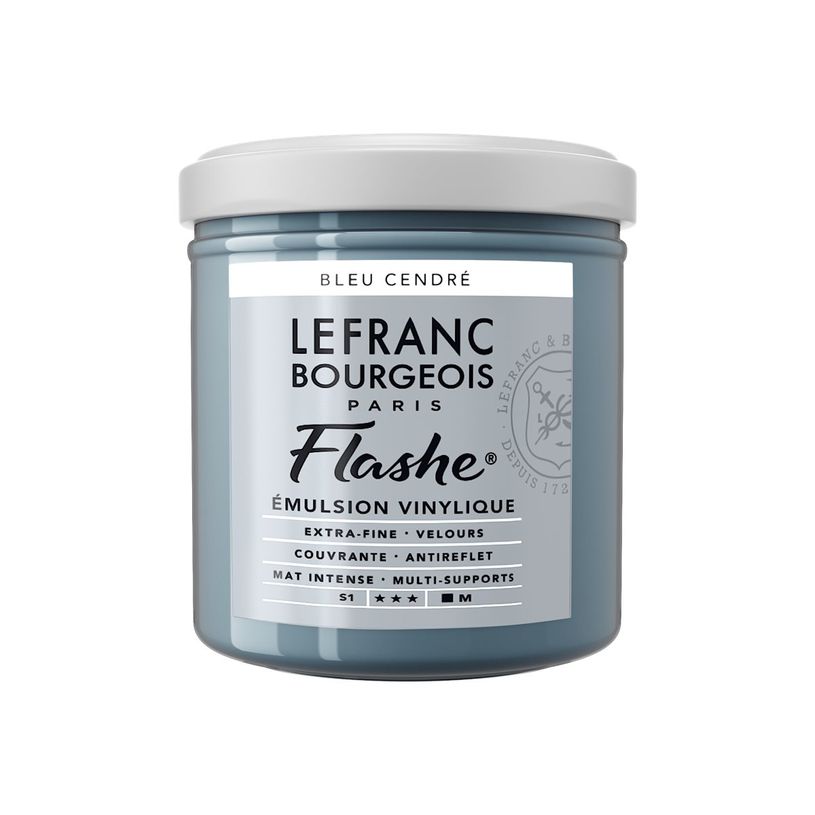 3013643004790-Lefranc Bourgeois Flashe Series 1 52 - Peinture - émulsion vinylique - bleu cendre - opaq-P_405200173_1-0