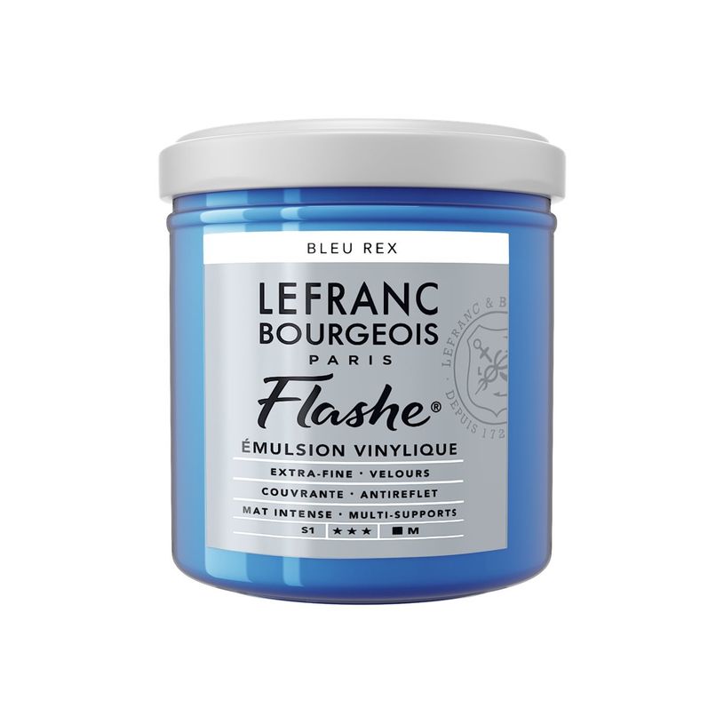 3013643006107-Lefranc Bourgeois Flashe Series 1 67 - Peinture - émulsion vinylique - bleu roi - opaque -P_405200174_1-0
