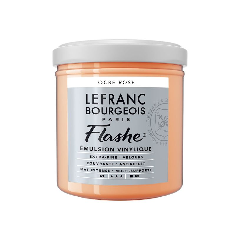 3013643005933-Lefranc Bourgeois Flashe Series 1 817 - Peinture - émulsion vinylique - ocre rose - opaqu-P_405200180_1-0