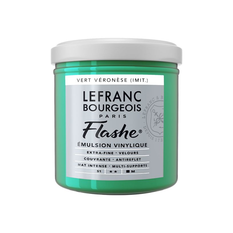 3013643006473-Lefranc Bourgeois Flashe Series 1 549 - Peinture - émulsion vinylique - teinte vert veron-P_405200184_1-0