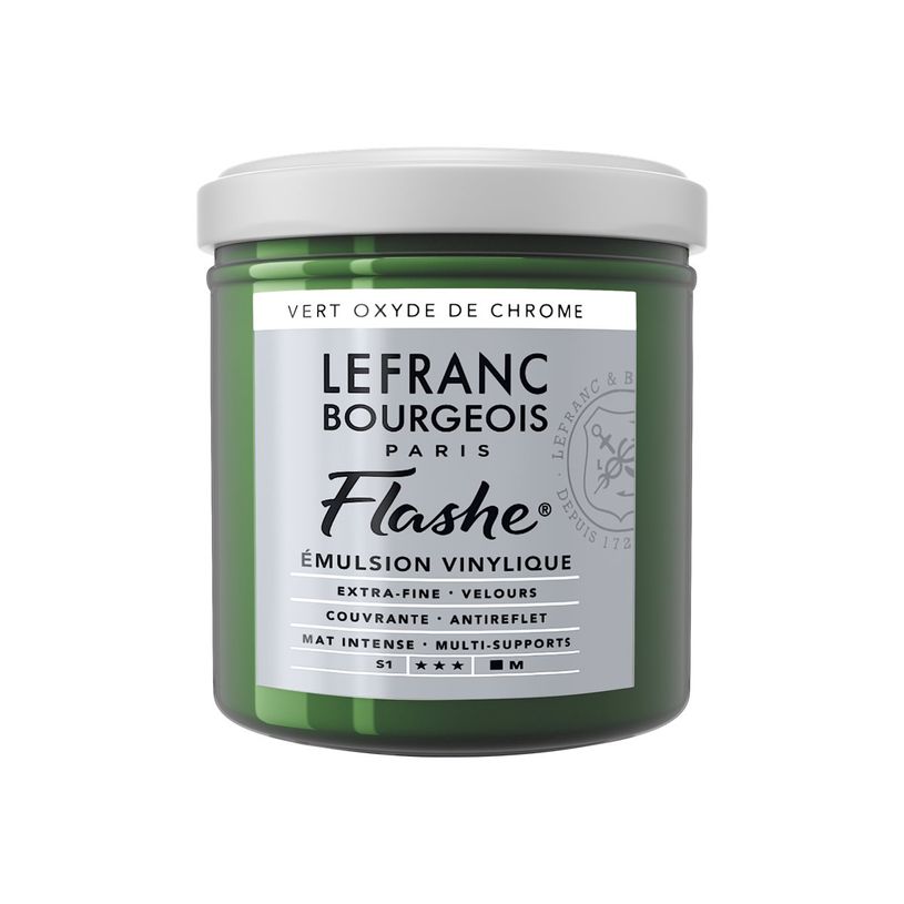 3013643004981-Lefranc Bourgeois Flashe Series 1 542 - Peinture - émulsion vinylique - vert oxyde de chr-P_405200189_1-0