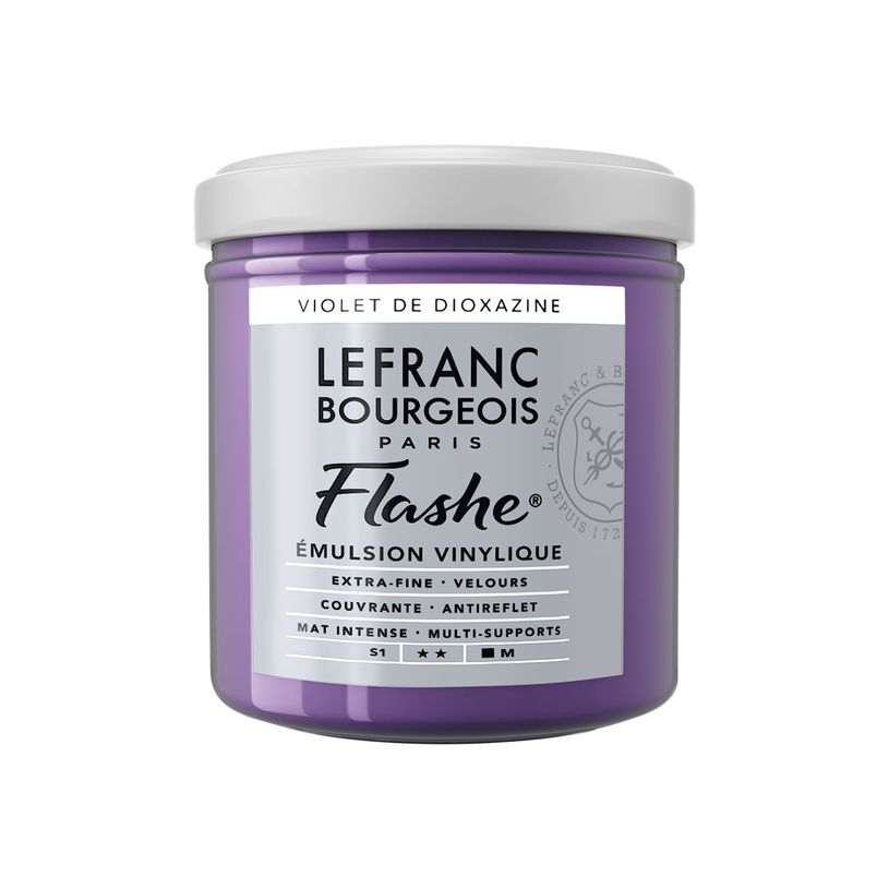 3013643005070-Lefranc Bourgeois Flashe Series 1 473 - Peinture - émulsion vinylique - violet dioxazine -P_405200191_1-0