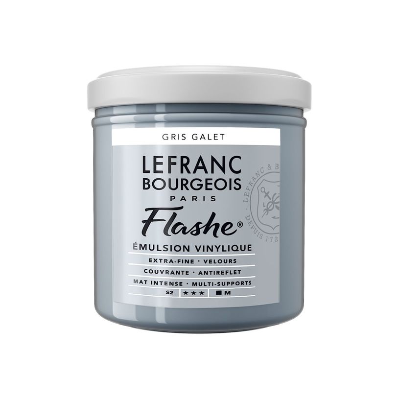3013643006329-Lefranc Bourgeois Flashe Series 2 262 - Peinture - émulsion vinylique - gris pierre - opa-P_405200200_1-0