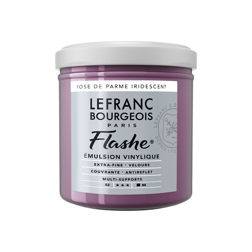 3013643005766-Lefranc Bourgeois Flashe Series 2 839 - Peinture - émulsion vinylique - rose parme irisé-P_405200206_1-0