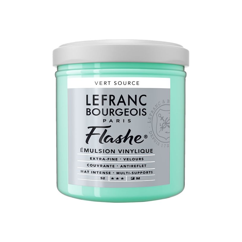 3013643006510-Lefranc Bourgeois Flashe Series 1 587 - Peinture - émulsion vinylique - vert d'eau - semi-P_405200209_1-0