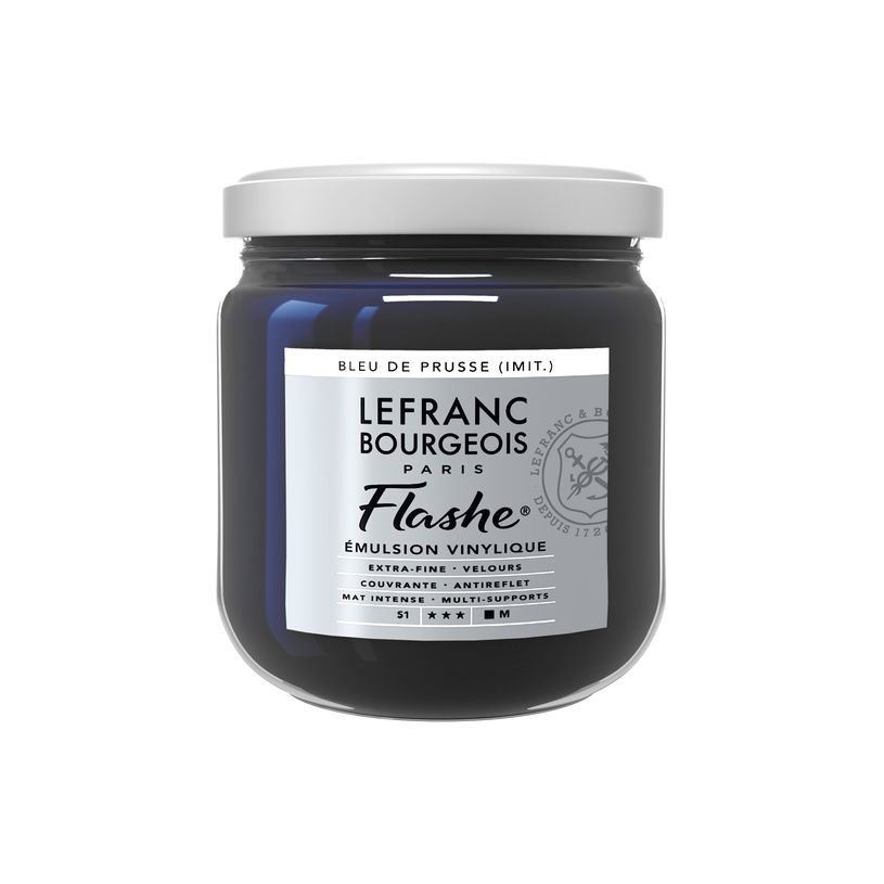 3013643005964-Lefranc Bourgeois Flashe Series 1 - Peinture - émulsion vinylique - imitation du bleu de prusse - opaq-P_405200212_2-1