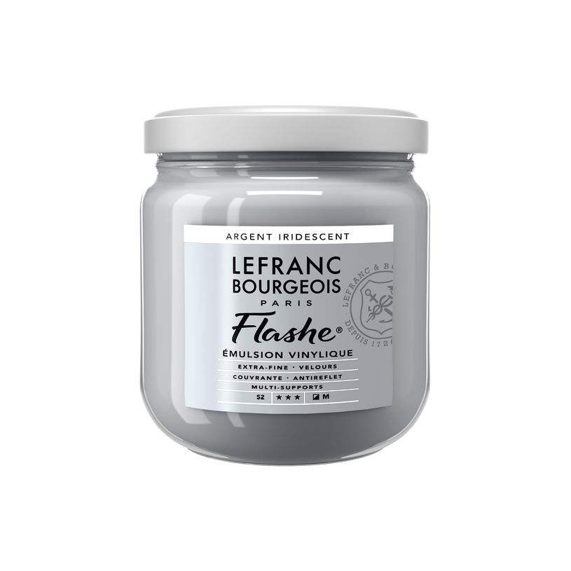 3013643006237-Lefranc Bourgeois Flashe Series 2 - Peinture - émulsion vinylique - argent irisé - semi-opaq-P_405200231_2-1