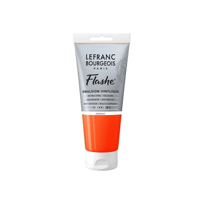 3013643005704-Lefranc Bourgeois Flashe Series 1 - Peinture - émulsion vinylique - orange - transparent -P_405200269_1-0