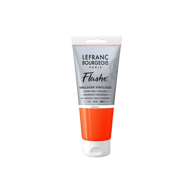 3013643005704-Lefranc Bourgeois Flashe Series 1 - Peinture - émulsion vinylique - orange - transparent -P_405200269_2-1