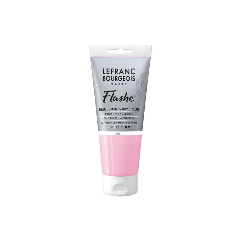 3013643006091-Lefranc Bourgeois Flashe - Peinture - émulsion vinylique - rose vif - opaque - mat - extr-P_405200271_1-0
